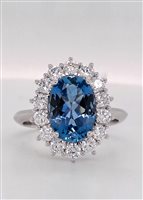 Ringe Sommer Dame Kate in Weißgold Acquamarina 2.30 Ct AD ACQUA #BBL - AD ACQUA #BBL